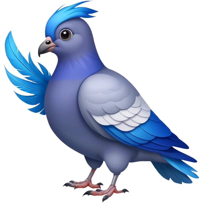 freaky pigeon emoji