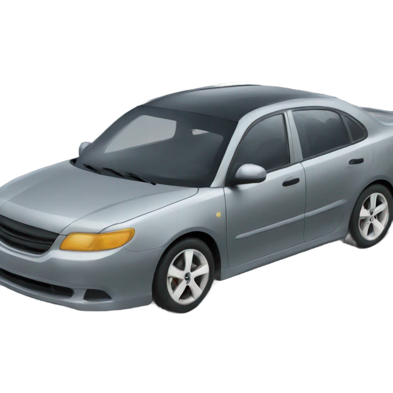 Out of control car emoji