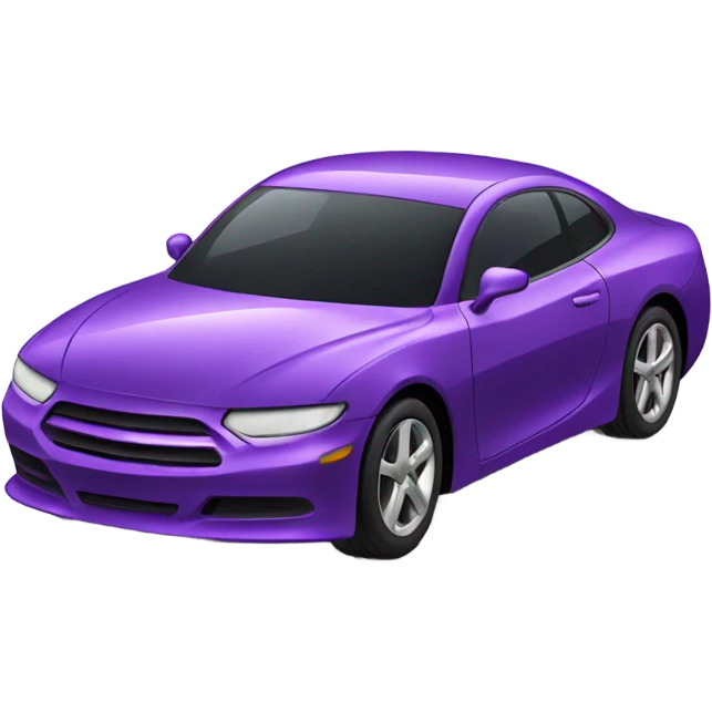 Purple car emoji