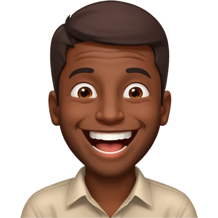 a guy from kerala laughing need his back ground emoji