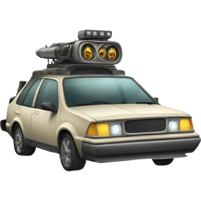 Time Machine car emoji