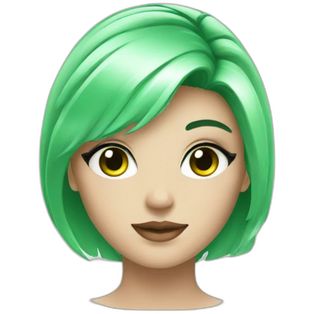 cosmetics green emoji