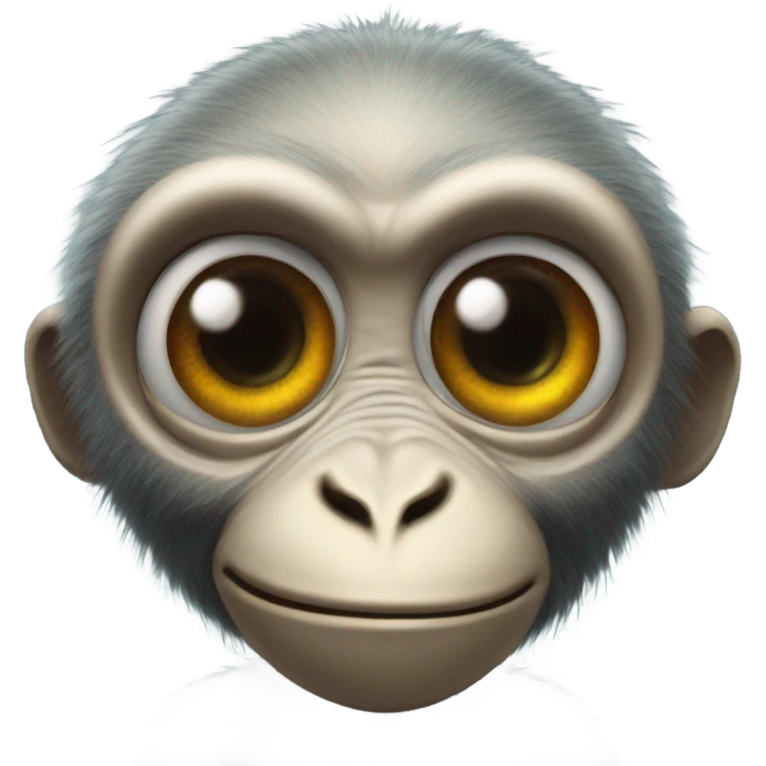 alien monkey with 3 eyes emoji