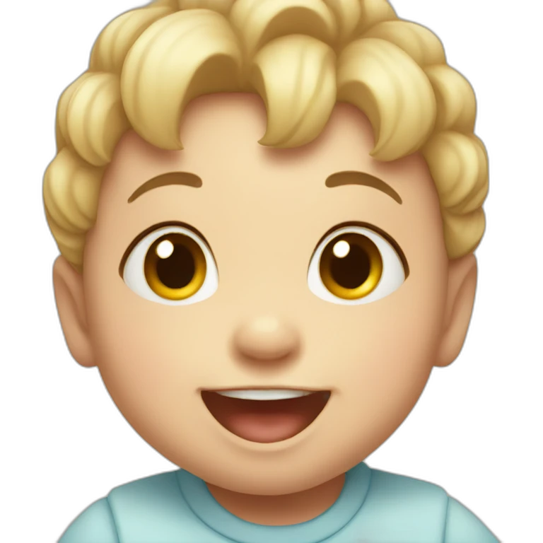 happy baby emoji