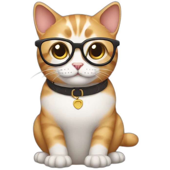 cat wiht glasses emoji