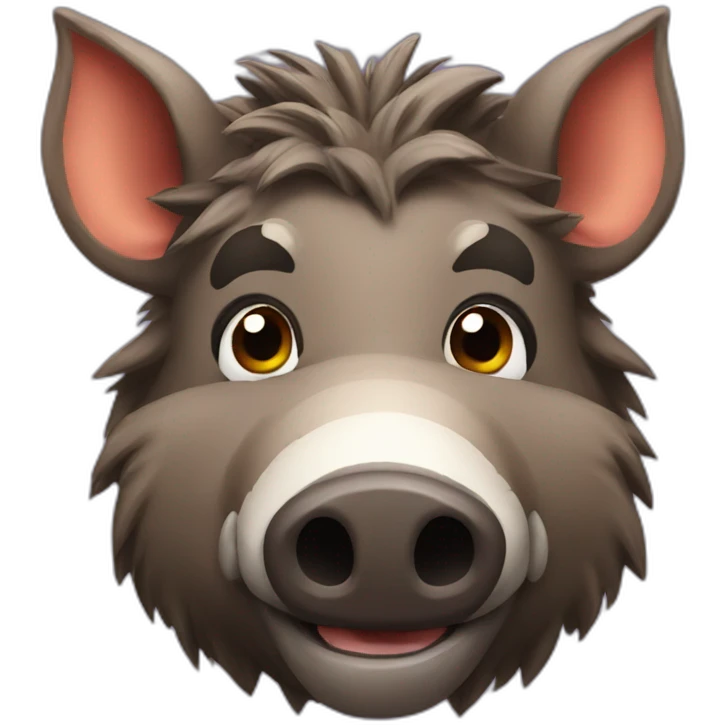 Party wild boar emoji
