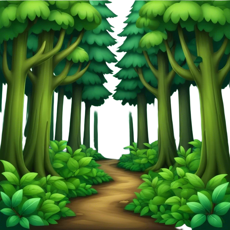 dark green forest emoji