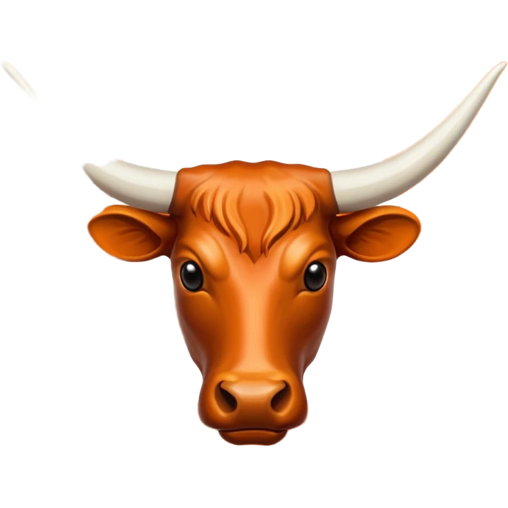 Texas longhorns logo all orange emoji