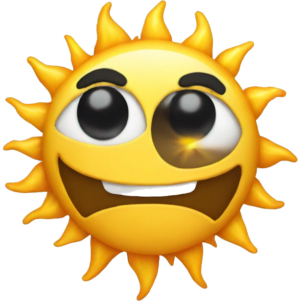Sun eat me  emoji