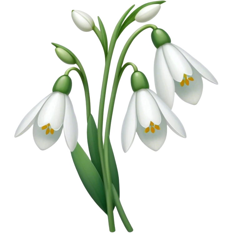 snowdrop emoji