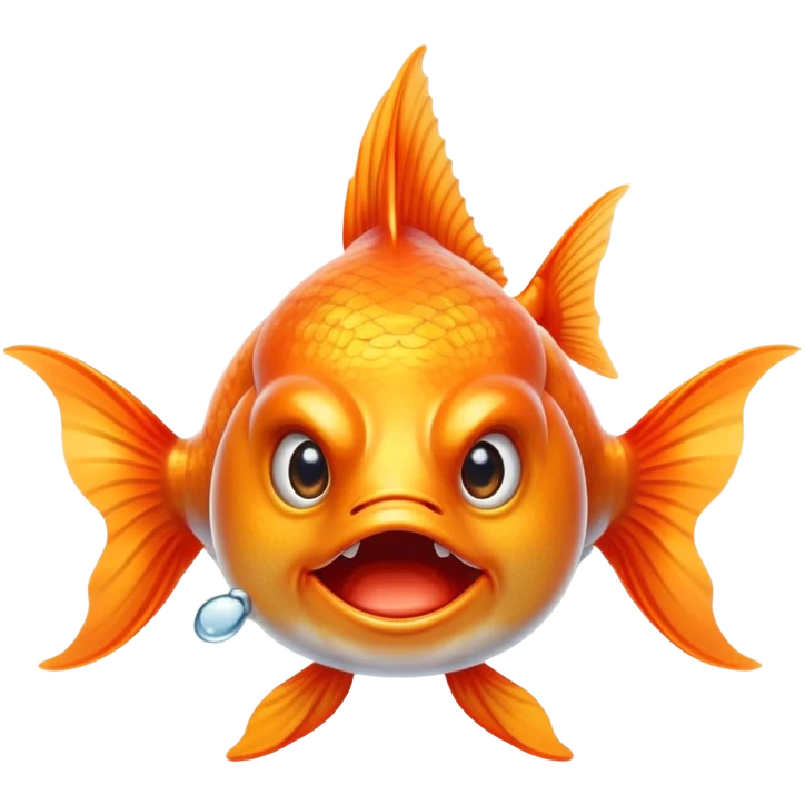 angry goldfish orthodontist  emoji