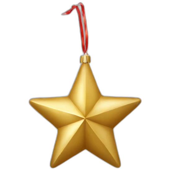 christmas decoration star emoji