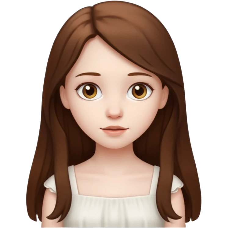 Puritan young girl emoji