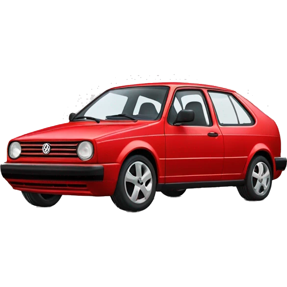 red mk4 volkswagen  emoji