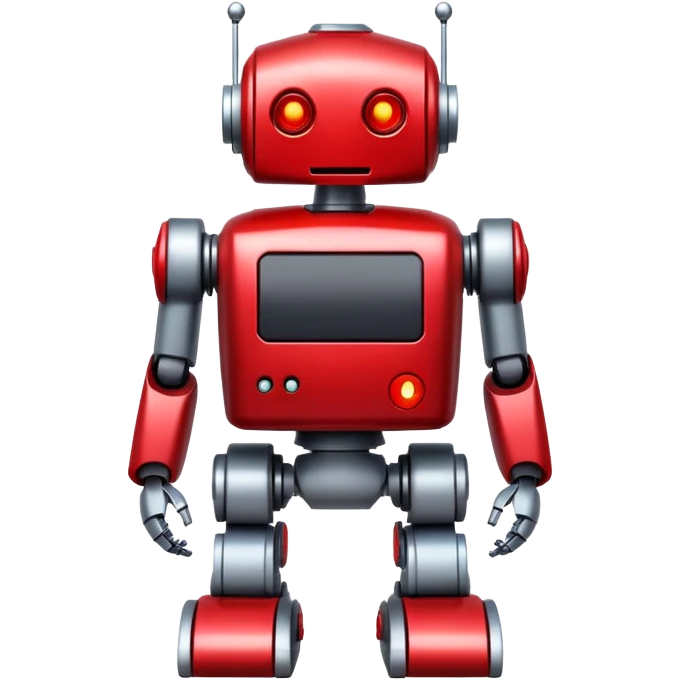 robot with red x in front of it emoji