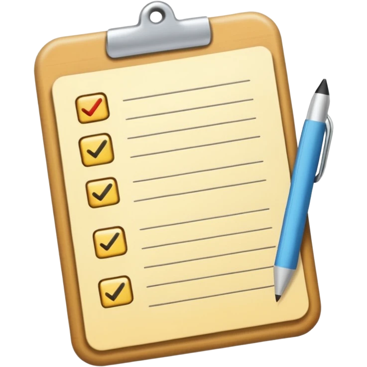 weekly to-do list emoji