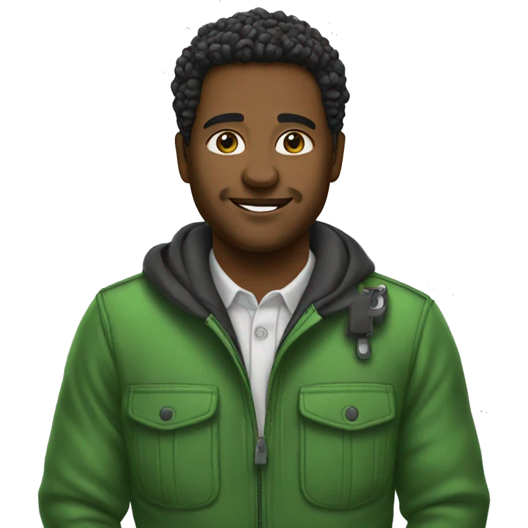 life with green emoji