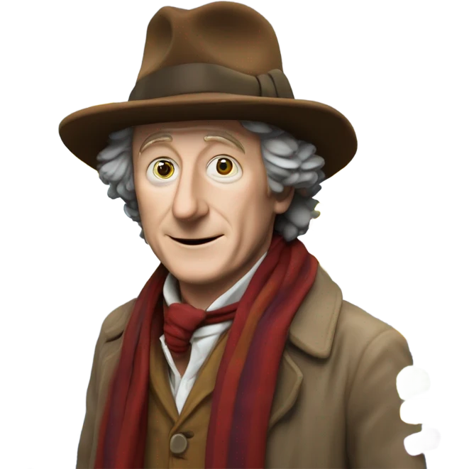 4th doctor eating jelly babies emoji