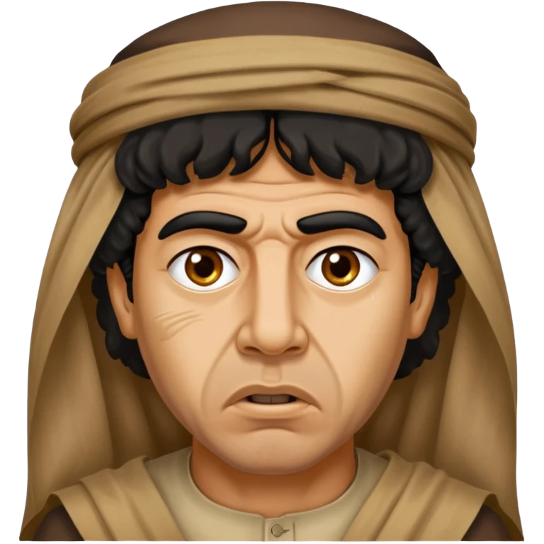 Al Khadaffi as emoji. Make him look rough and angry. emoji