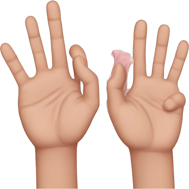 broken pinky promise emoji