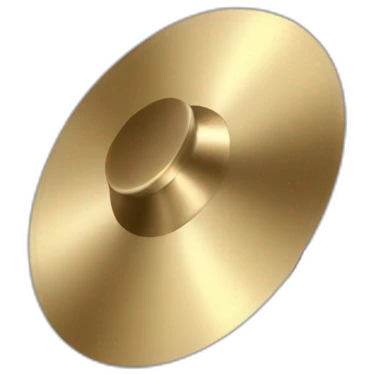cymbal with stand emoji