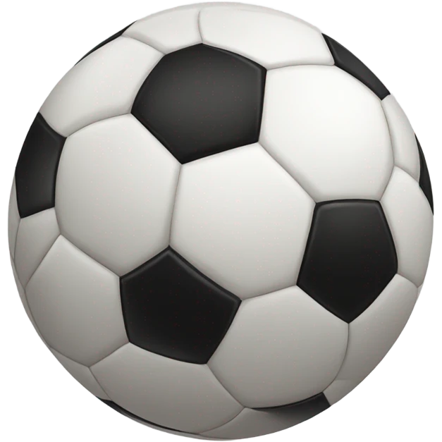 A soccer ball emoji