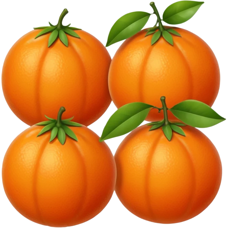 i want a happy orange fruit. emoji