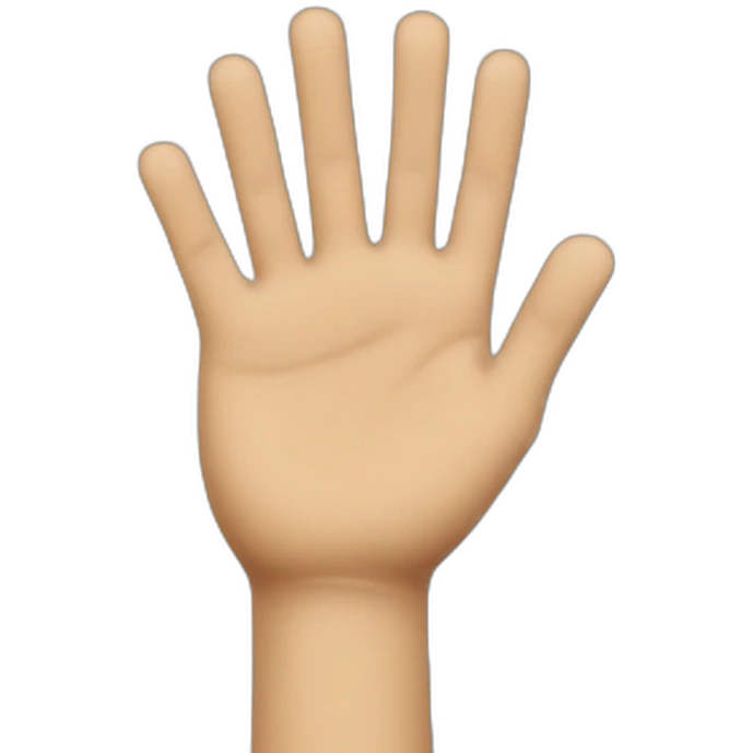 hands up guilty smirk emoji