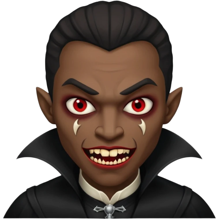black men Vampire emoji