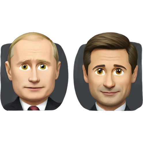 Putin and zelenskiy emoji