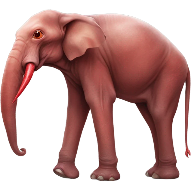alien red human man crab president in elephant body emoji