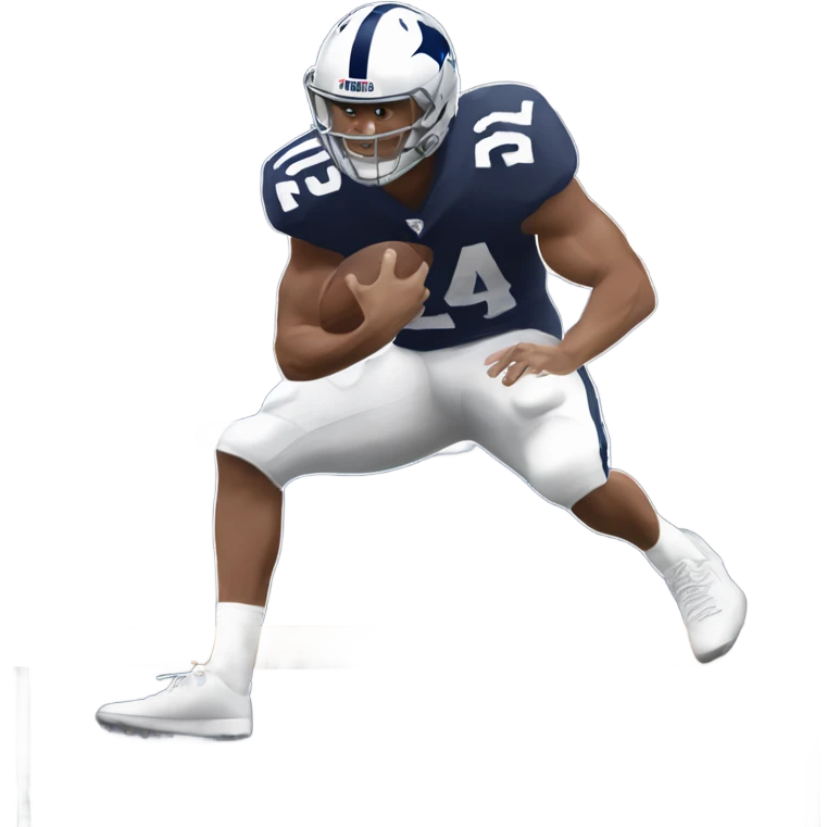 Saquon Barkley backwards hurdle  emoji