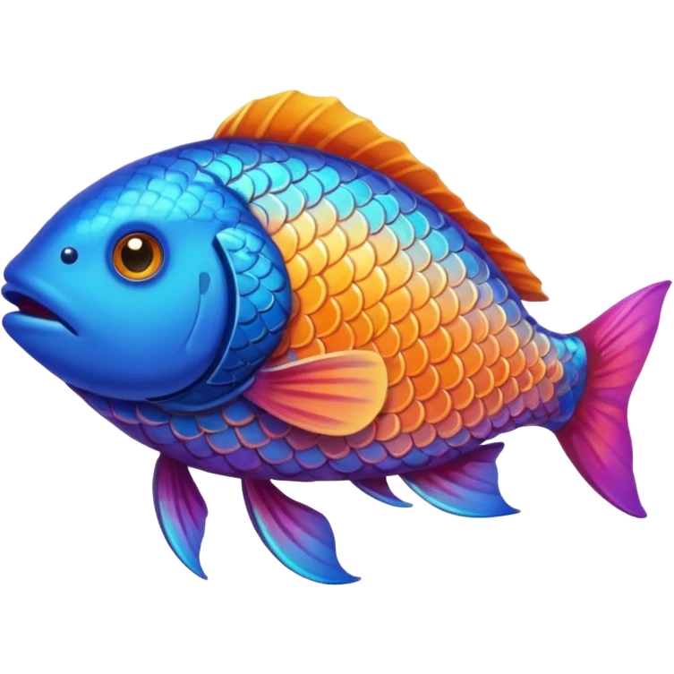 Pregnant man fish emoji
