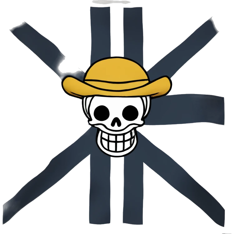 one piece mugiwara flag emoji