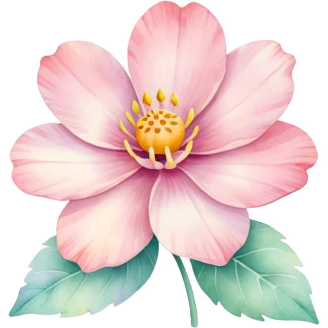 Lirio color pastel  emoji