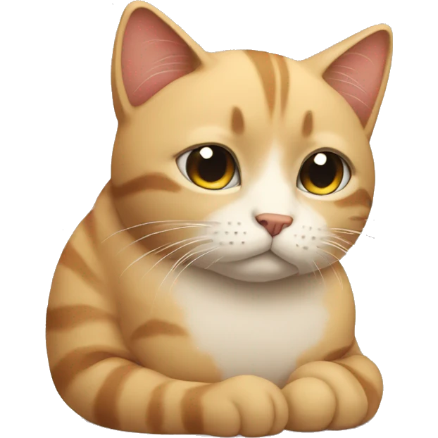 cat feel lonely and sad emoji