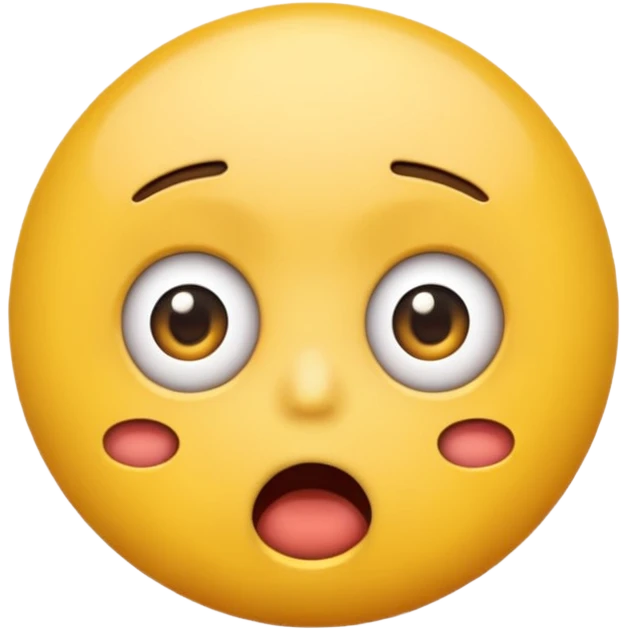 Emoji in shock yellow emoji