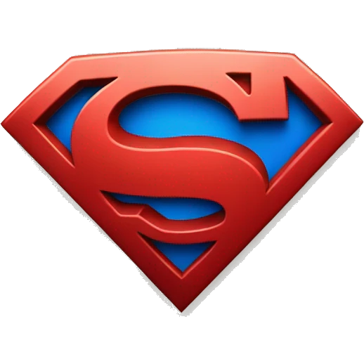 superman logo with the letter "L" & "M" emoji