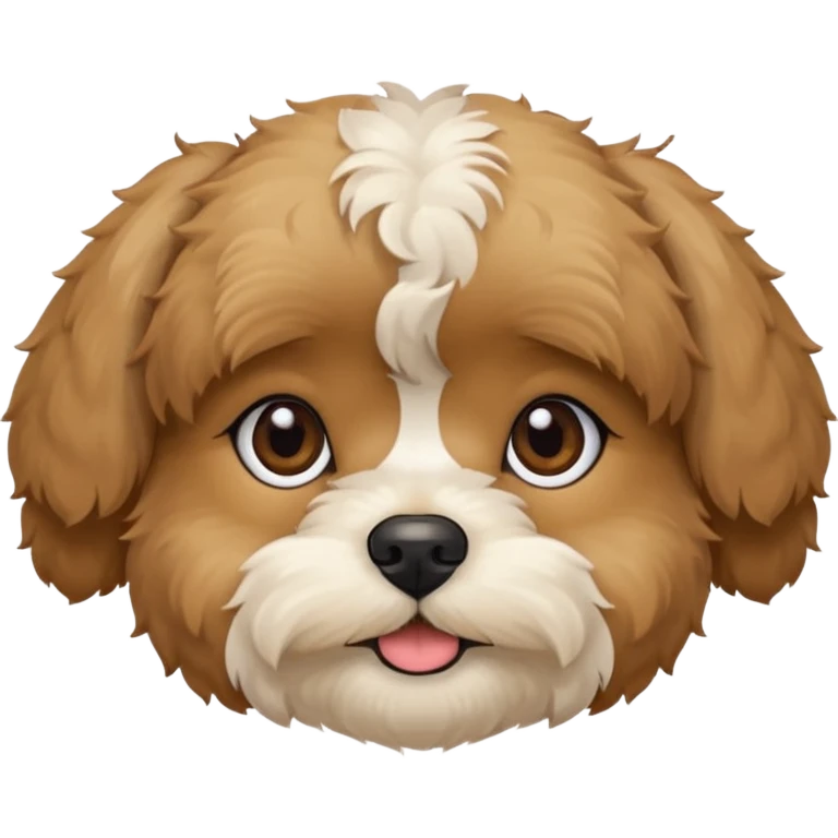 Shihpoo face all tan emoji