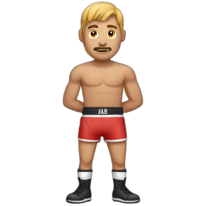  a boxer emoji