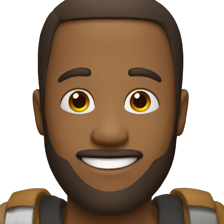 Homem sorrindo emoji