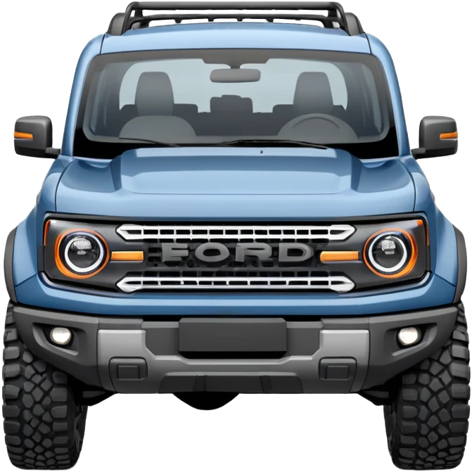 grey blue Ford bronco sport emoji