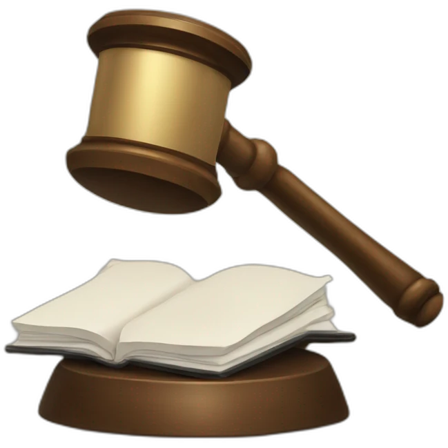 judge's gavel emoji
