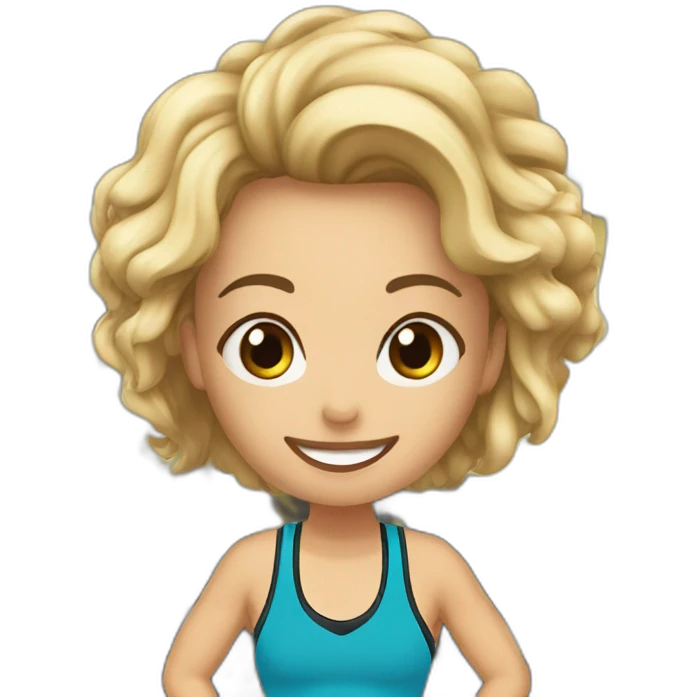 MARI chelo en el gym emoji