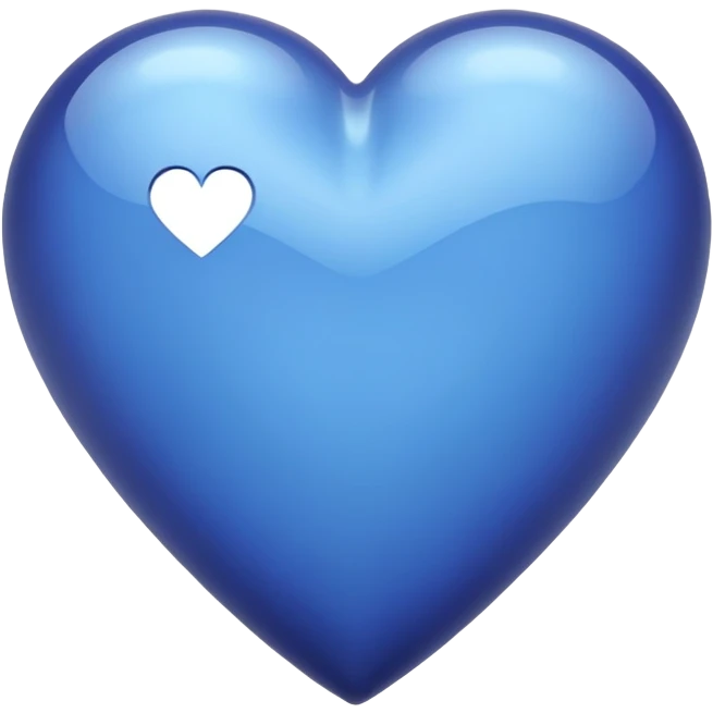Indigo heart emoji