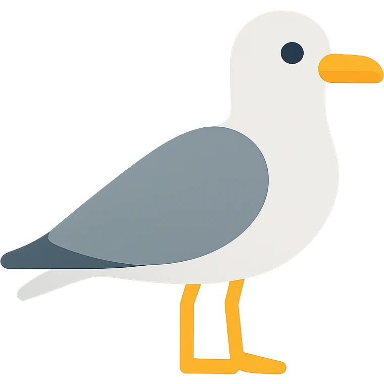 Seagull emoji