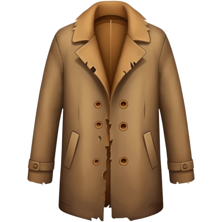 torn coat emoji