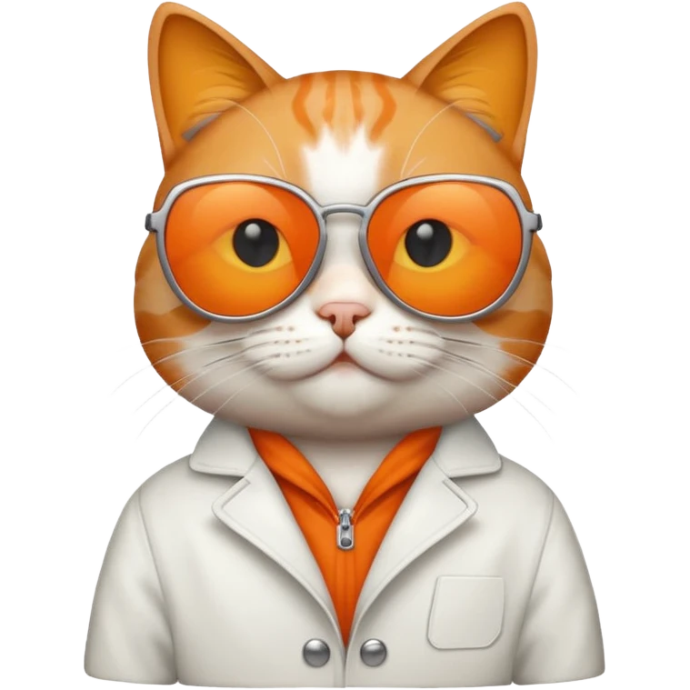 Cat wearing sunglasses emoji