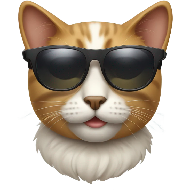 Cat with sunglassesgt emoji