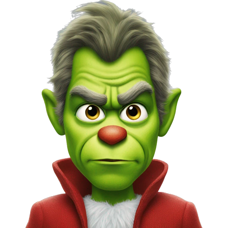 henry cavill as grinch emoji